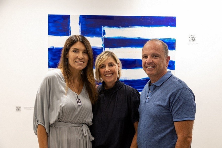 Άρωμα Ελλάδας στη Νέα Υόρκη με την επιτυχημένη έκθεση της Καρολίνας Ροβύθη  - Φωτογραφία 1