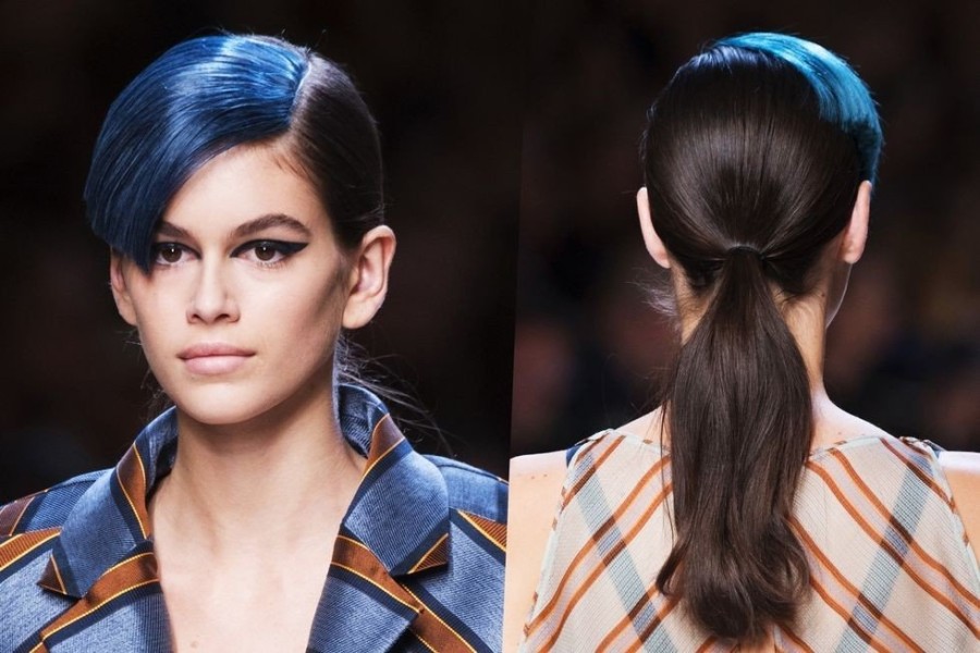 Low ponytails