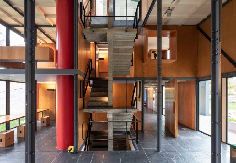 Χρωματικές αρμονίες: Απολαύστε το Pavilion Le Corbusier στη Ζυρίχη - Φωτογραφία 6