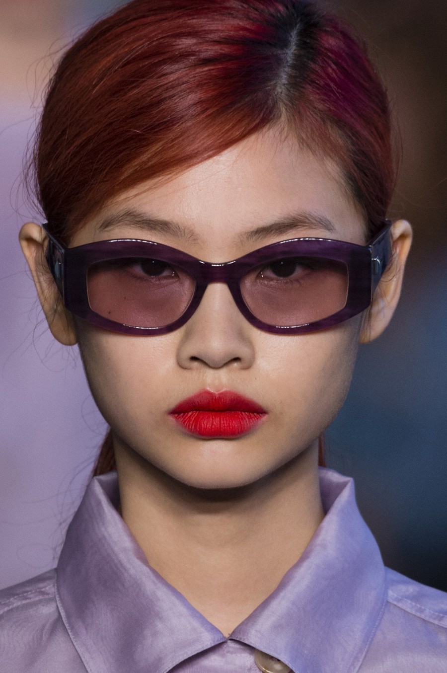 Bloody red lips