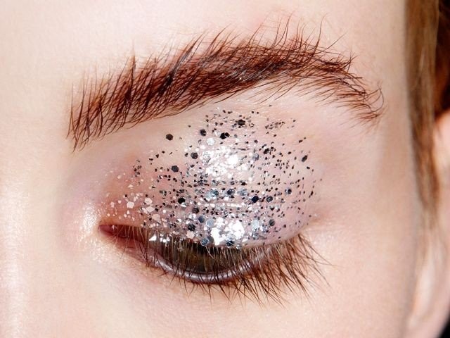 Ασημί glitter