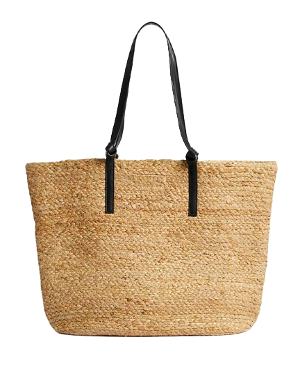  Raffia shopper bag 