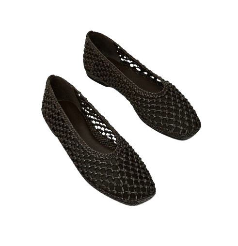  Braided ballet flats 