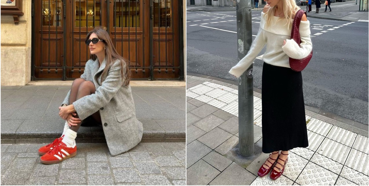 Red flats: Αναβαθμίστε κάθε look στο λεπτό, με μια μόνο προσθήκη