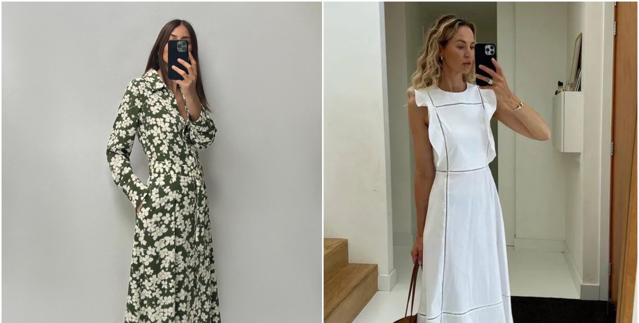 Τα midi φορέματα που θα φοράτε on repeat την άνοιξη