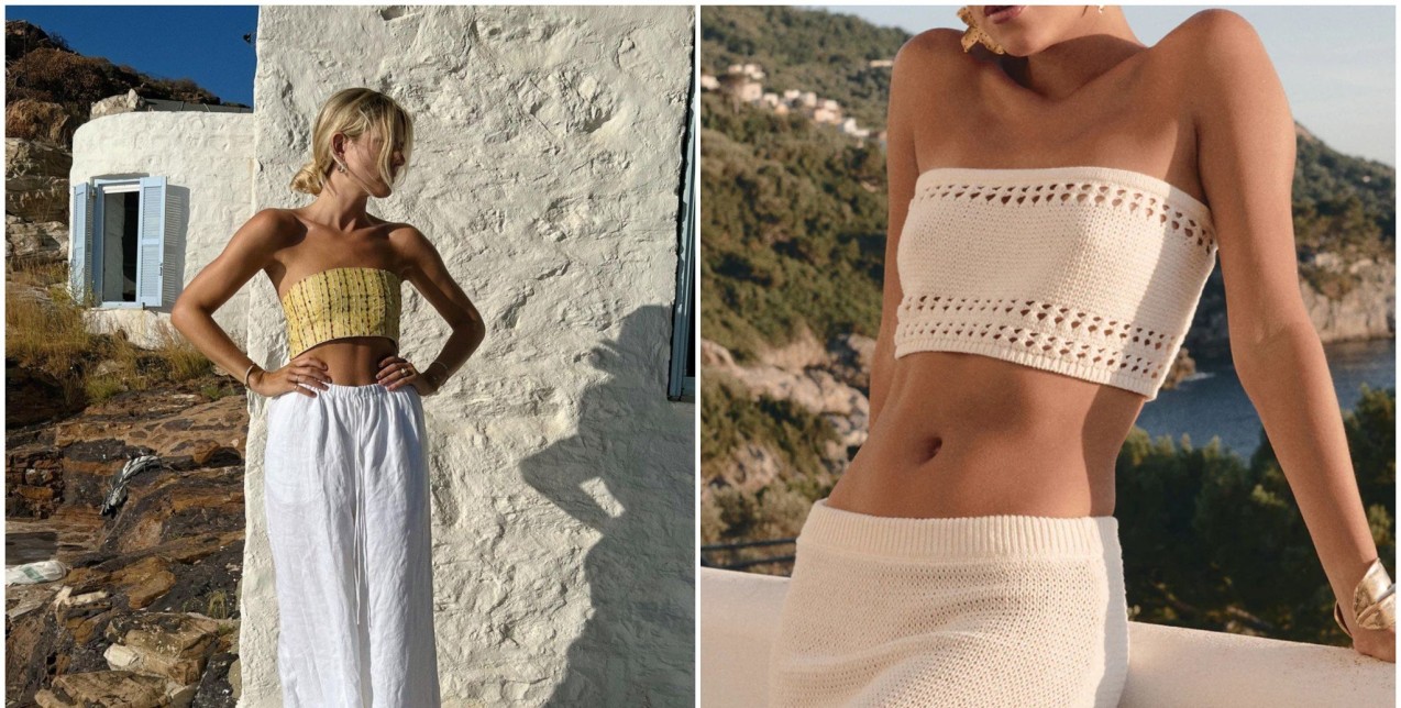 Ιt-piece: Πώς να εντάξετε το bandeau top στα καλοκαιρινά σας outfits