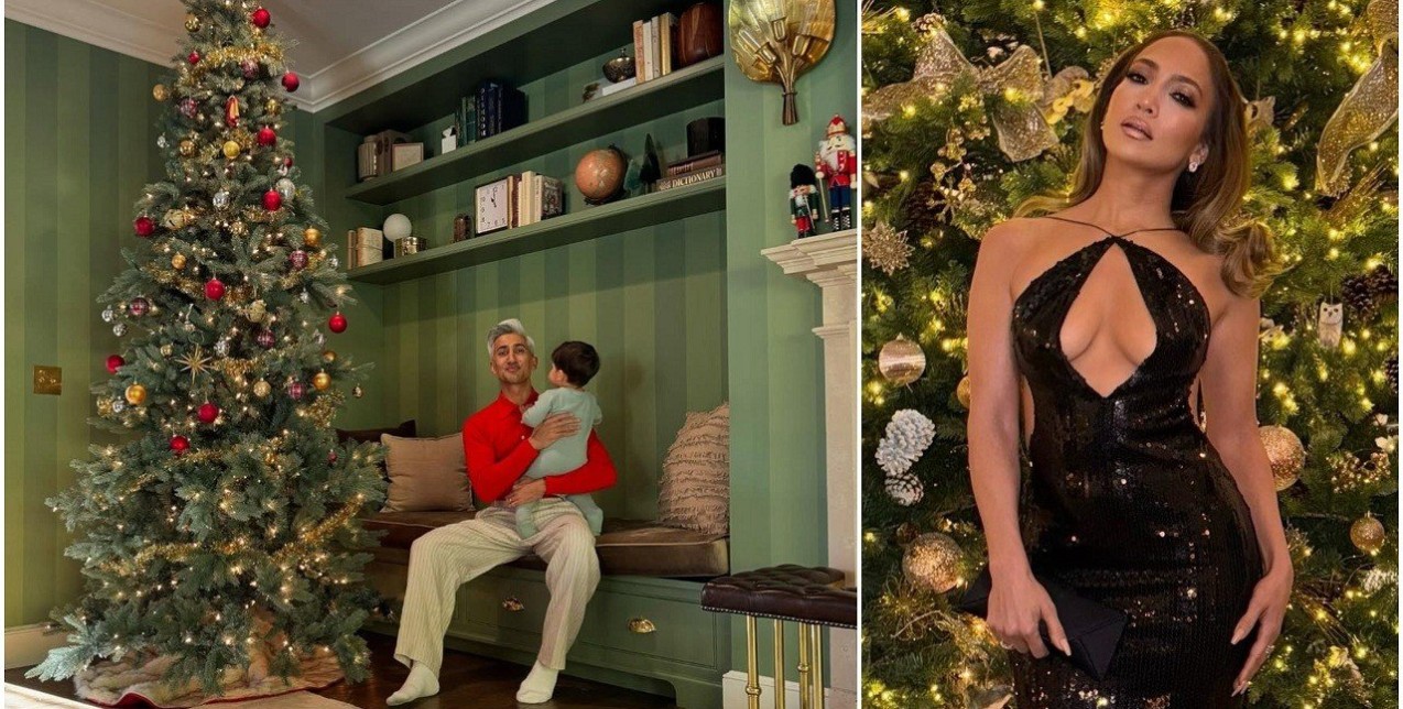 Οι celebrities στόλισαν για τα Χριστούγεννα - Τα δέντρα που μας εντυπωσίασαν περισσότερο
