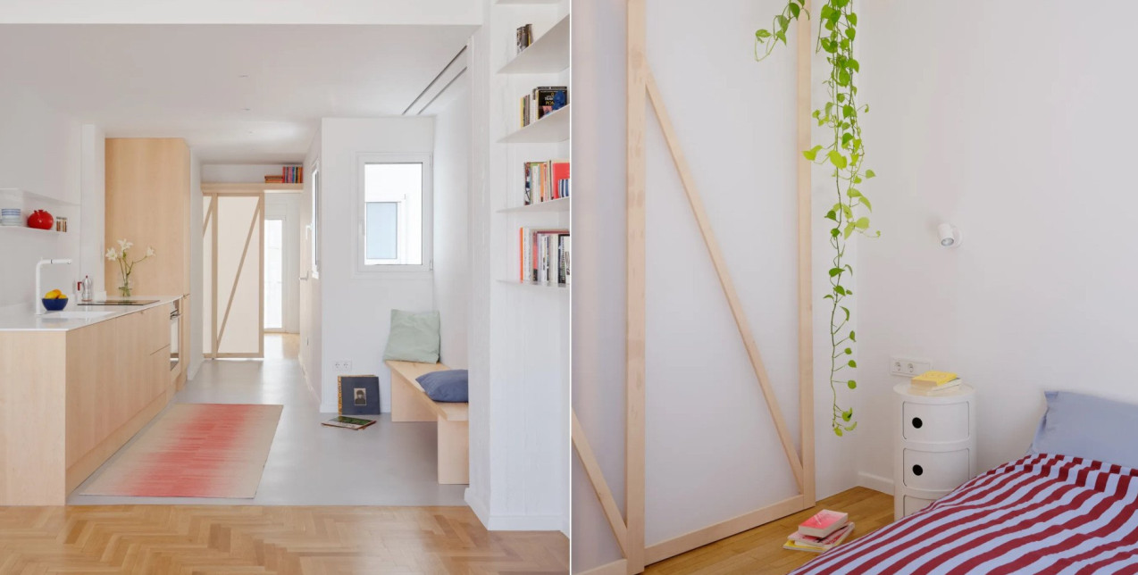 6 design hacks που χάρισαν σε αυτό το σπίτι 70 τ.μ. στα Εξάρχεια περισσότερο φως και χώρο