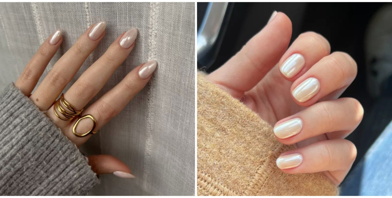 Vanilla glass nails: Το μανικιούρ που υιοθετούν αυτή τη στιγμή μόνο οι πιο chic γυναίκες 