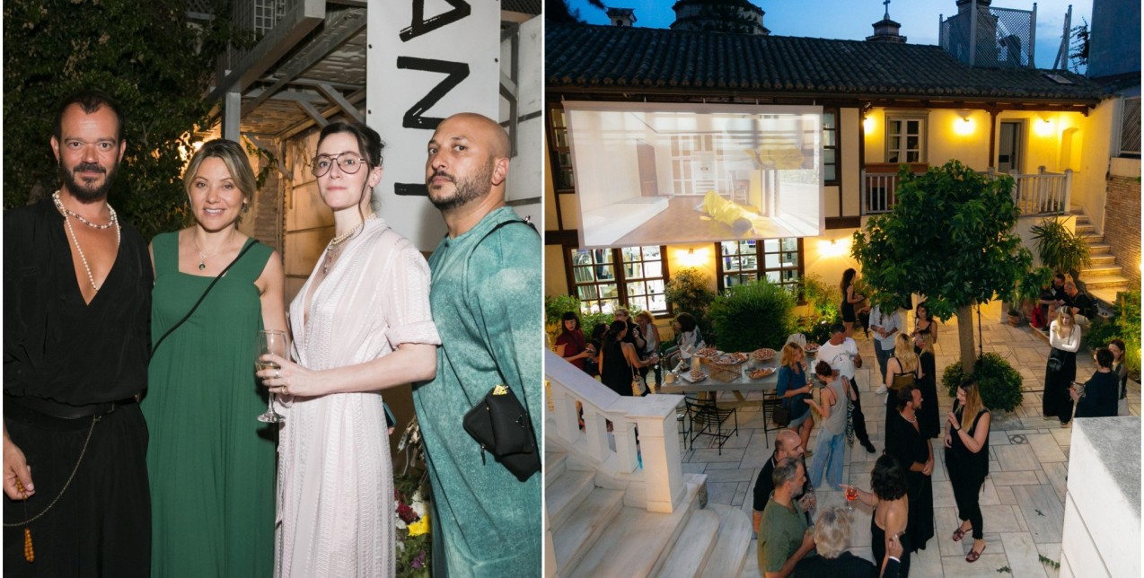 Μια θερινή προβολή στην αυλή της ZEUS+ΔIONE που δίνει χώρο στην καλλιτεχνική έκφραση 