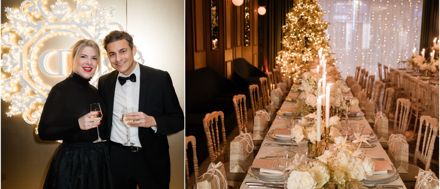 To Christmas dinner “Dressed in Dior” του γαλλικού οίκου στο Athénée restaurant 