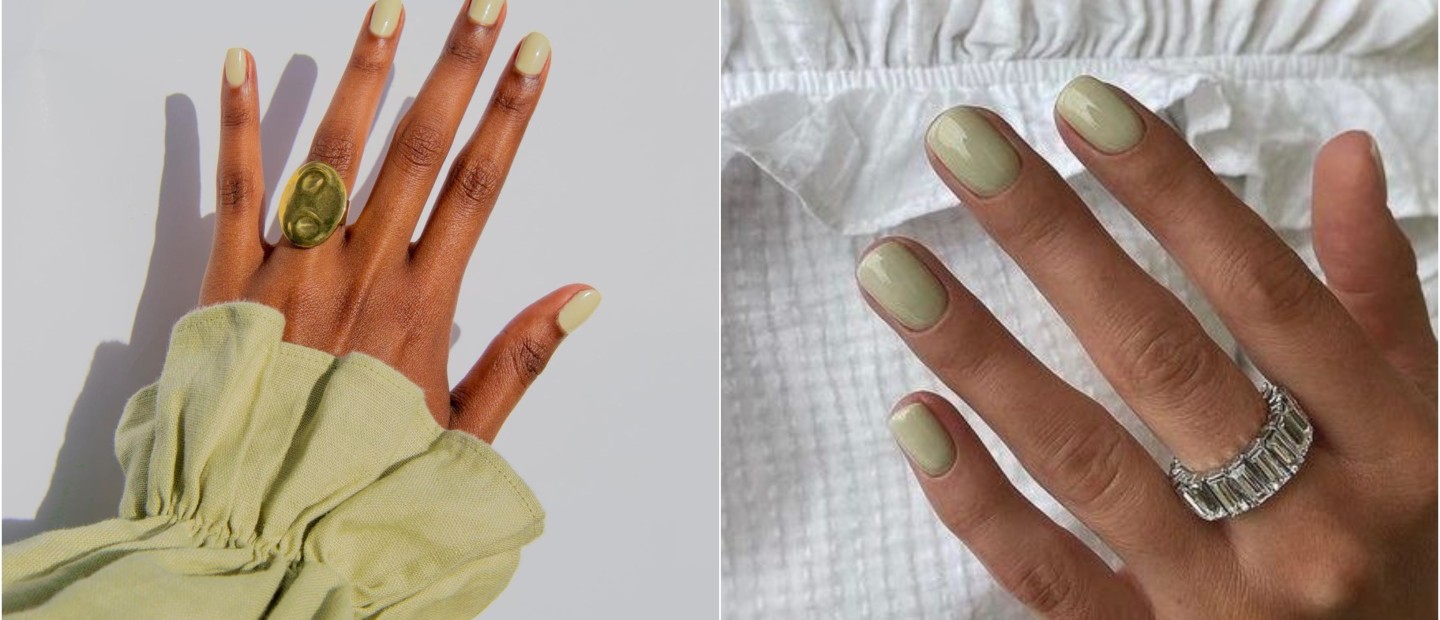 Pistachio nails: Η πιο fresh τάση μανικιούρ για το καλοκαίρι