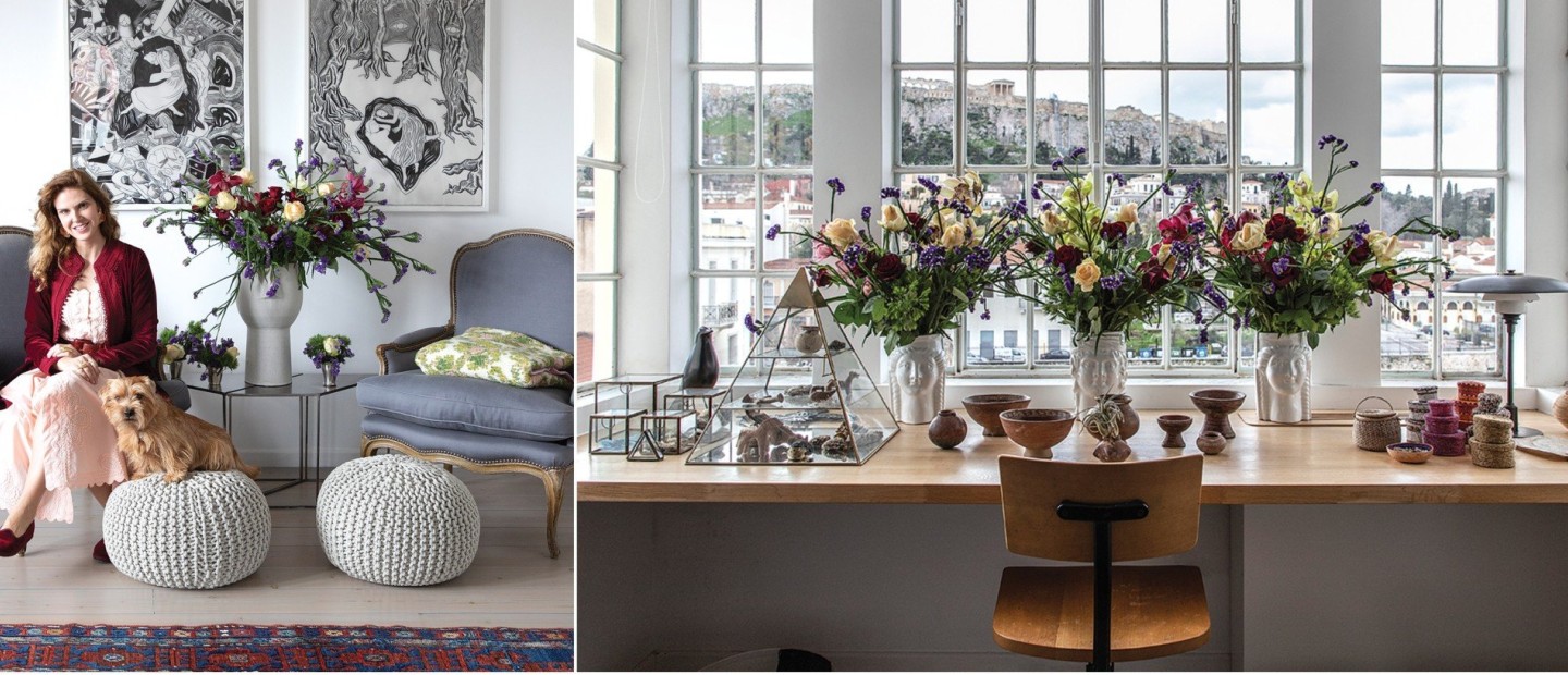 Η Ευγενία Κοκκάλα-Μελά, ιδιοκτήτρια του concept store HEROES μάς ανοίγει το υπέροχο σπίτι της στο κέντρο της Αθήνας