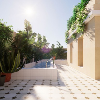Το ανανεωμένο Hôtel Lilou στη Γαλλία καλωσορίζει τους επισκέπτες σε ένα απίθανο φυσικό περιβάλλον