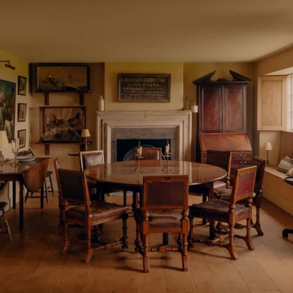 Το super cozy σπίτι του Guy Ritchie στο Wiltshire συνδυάζει την αμερικανική αίγλη με την αγγλική παράδοση