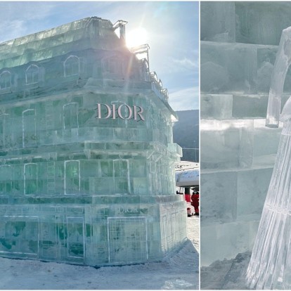 H Dior έφερε την Avenue Montaigne σε ένα pop-up store στην Κίνα από γυαλί 
